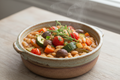 make it vegetarian and no crust on top